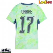 Switzerland Ruben Vargas #17 Replica Away Shirt Ladies World Cup 2026 Short Sleeve